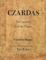 Czardas piano notes cover